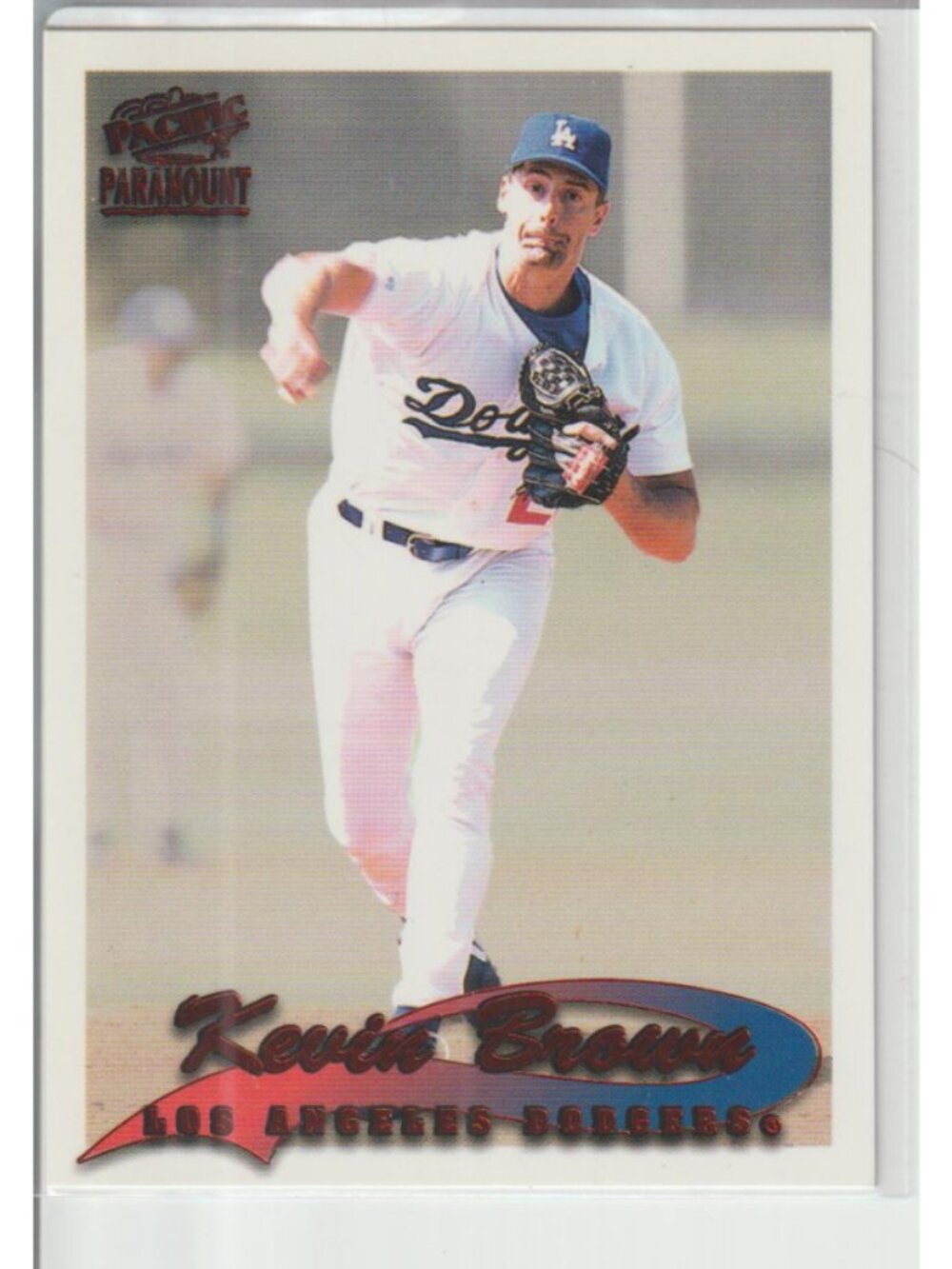 Rare Kevin Brown 1999 Pacific Paramount Copper Foil Parallel #115